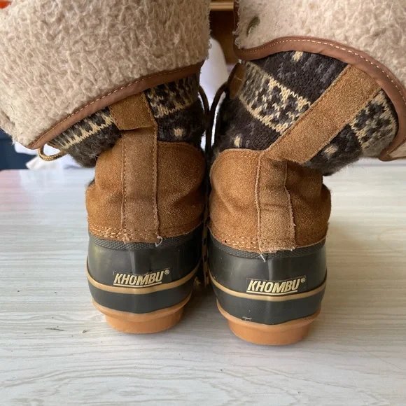 Khombu Snow Lace-Up Irene All Weather Boots - Picture 5 of 8